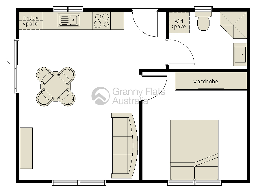 1 Bedroom Granny Flat Granny Flats Australia